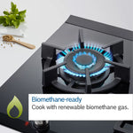 BOSCH PNP6B6B90 Built-in Gas Hob - High Efficiency 4 Burner Cooktop Biogas ready